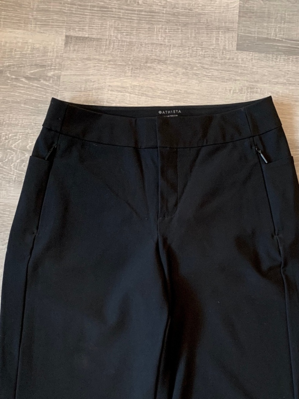 Athleta Stellar Trouser Black Pants 30" Inseam Women's 8 T Tall - Picture 6 of 9
